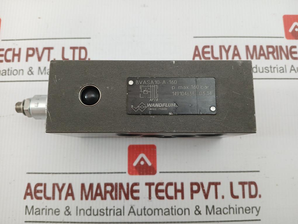 160 Bar Hydraulic Valve Bvasa10-A-160 Wandfluh