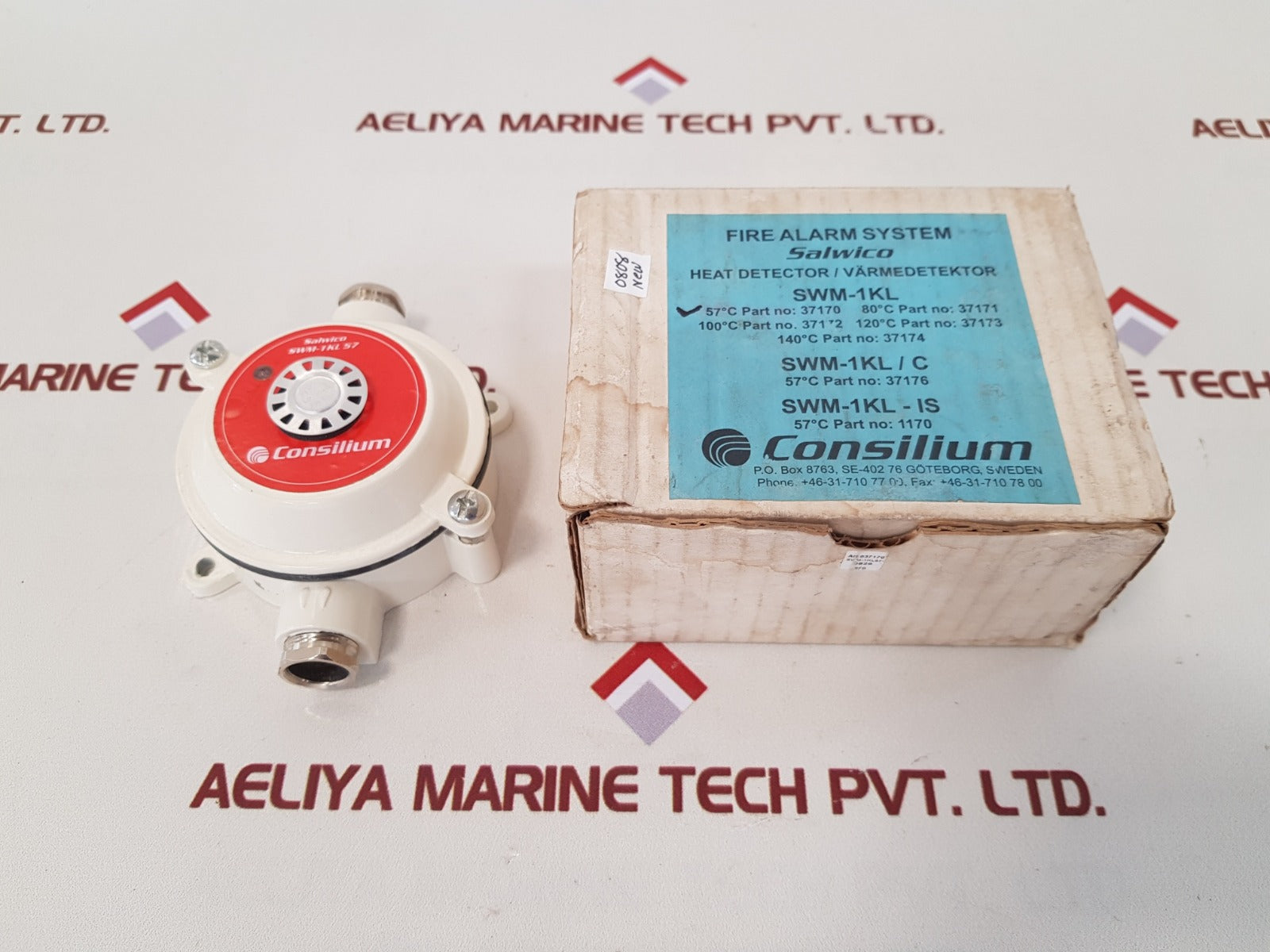 Salwico Consilium Swm-1kl Heat Detector With Box