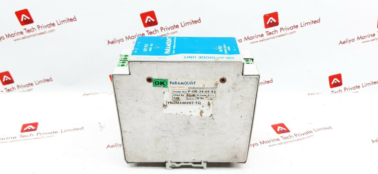 Paramount p-or-24-05-s1 or-ing diode unit 24vdc-05a