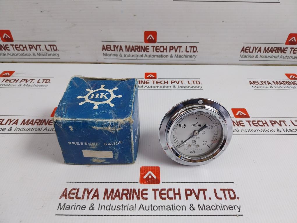 Pressure Gauge 0-0.2 Mpa Daiichi Keiki Fd Vu G1/4