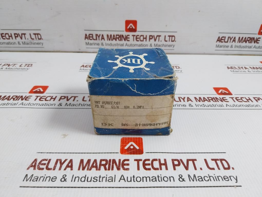 Pressure Gauge 0-0.2 Mpa Daiichi Keiki Fd Vu G1/4