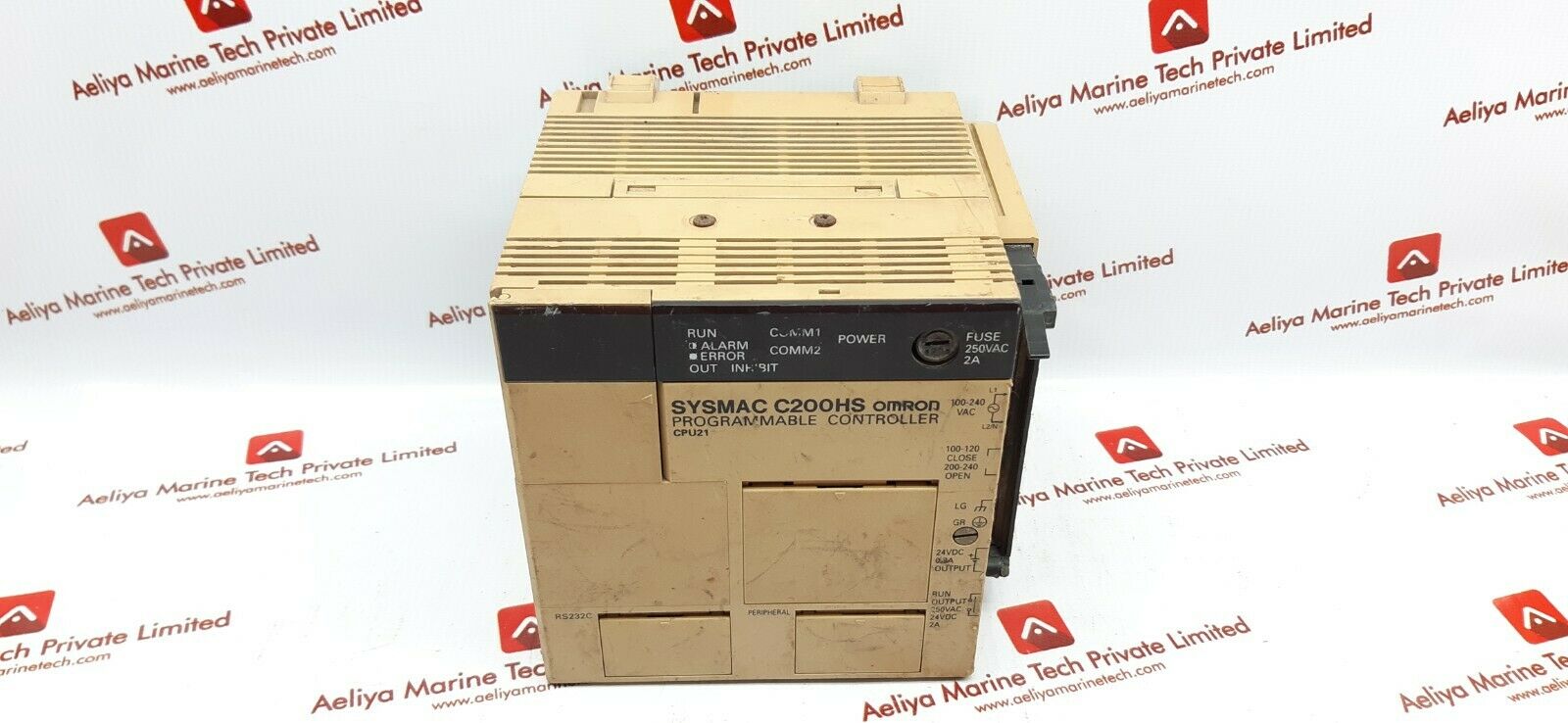 Omron Sysmac C200Hs-cpu21-e Cpu Unit (Not Working)