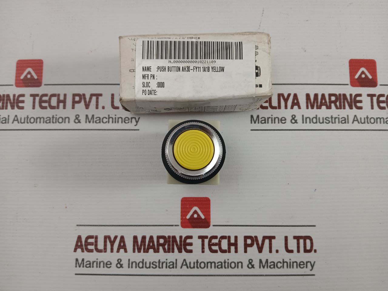 Push Button Switch For Fuji Electric Part No. Ah30-fy11 New