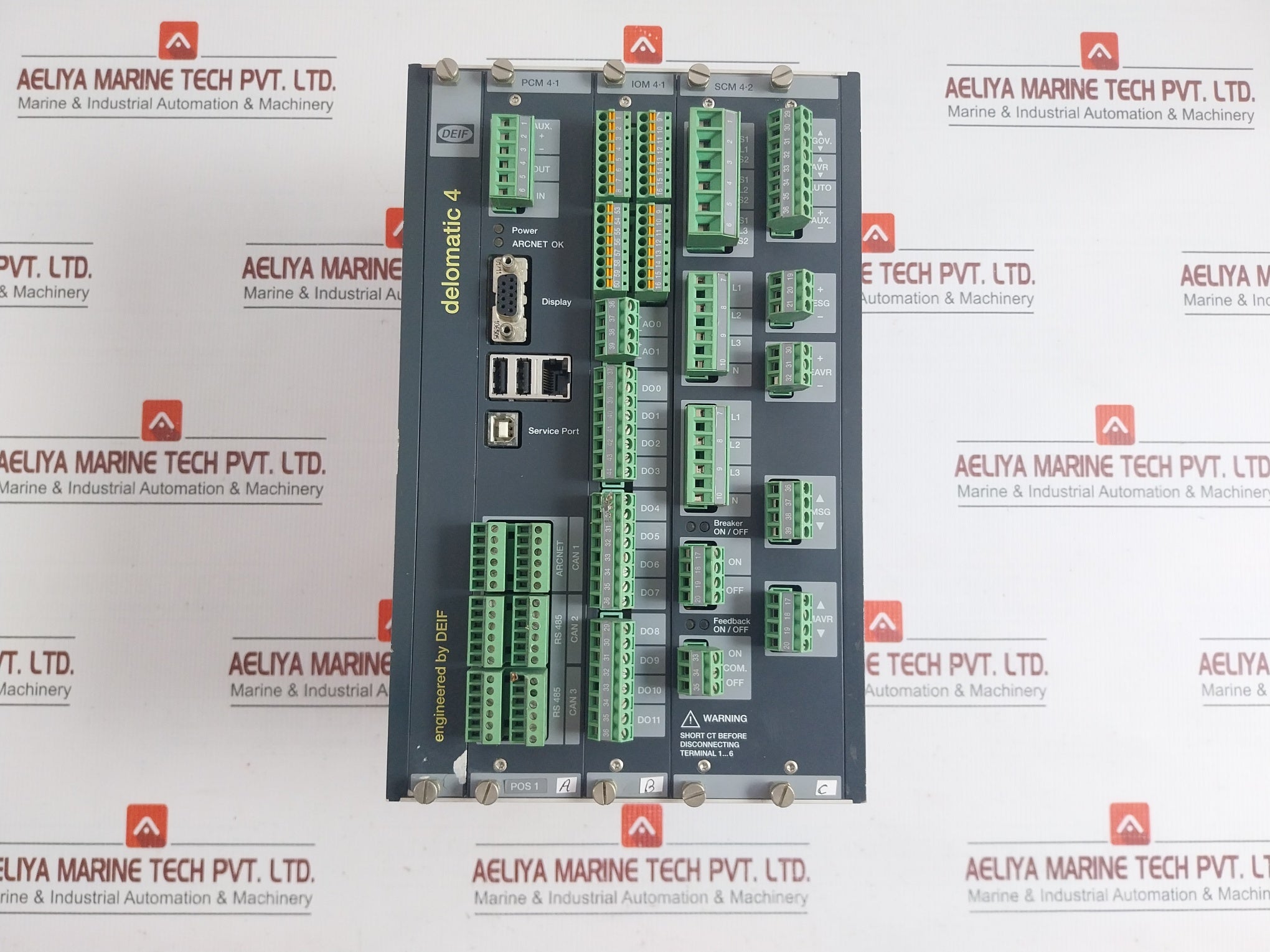 Control Unit Type-Delomatic Marine Generator Brand Deif 4 50/60hz Dgu 0003