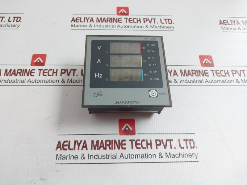 19n 3-Phase Avf Digital Multifunction Meter 230v Ac, 50hz By Multispan Avf