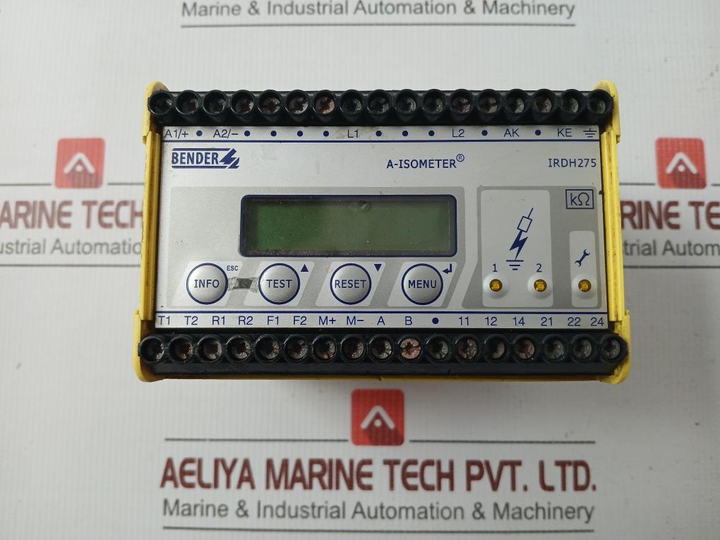 1K-10M Ohm A-isometer Insulation Monitoring Device BY Bender Irdh275-43