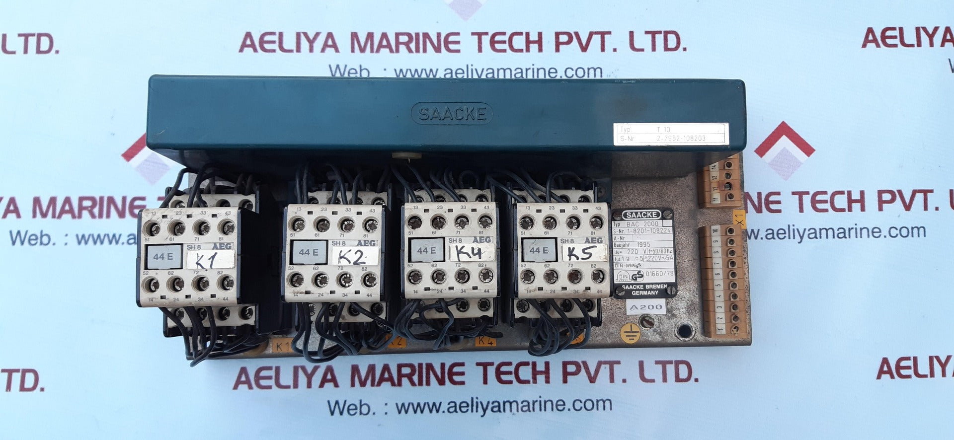 Saacke bac-2000 burner control unit 50/60hz