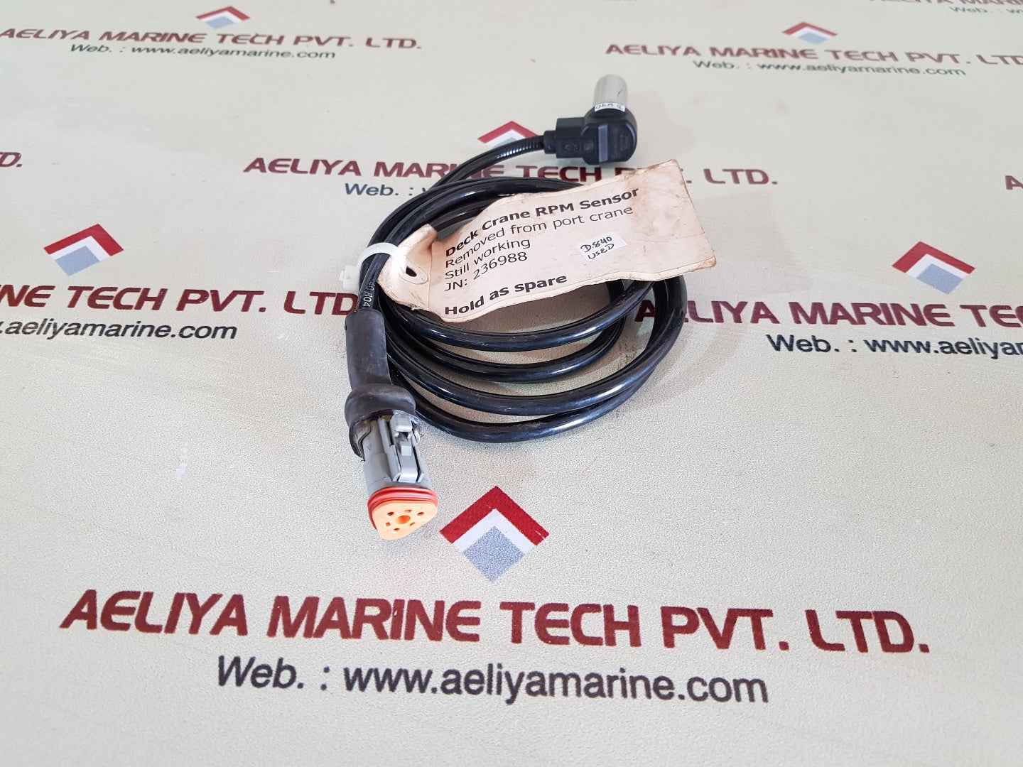 Deck 236988 crane rpm sensor