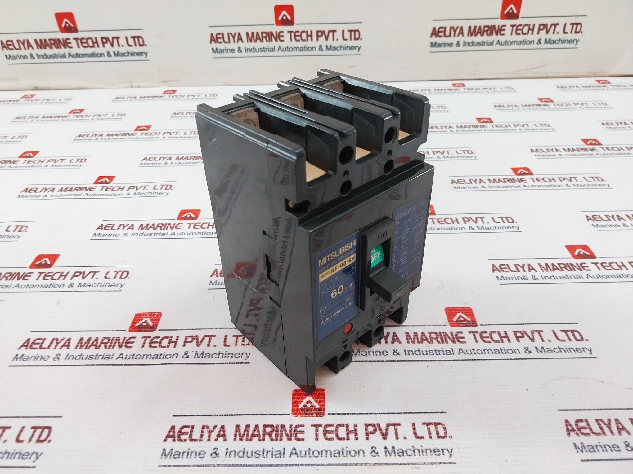 Mitsubishi Electric Nf100-sh No-fuse Breaker 60Amp 3-pole 660V