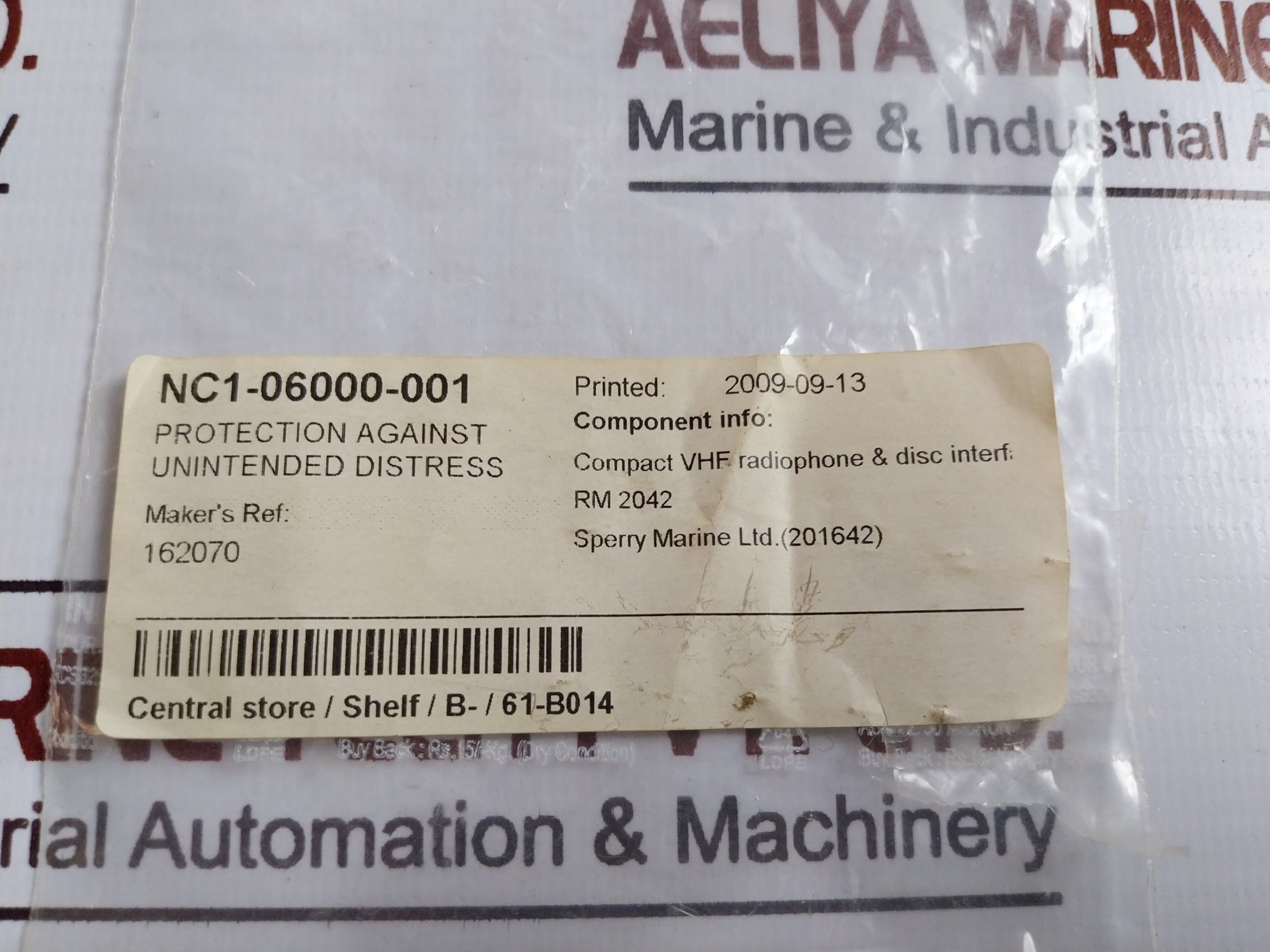 Imo 162070 Protection Device Against Unintended Distress Transmission