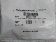 Waters 700003755 Check Valve Dual Ball And Seat