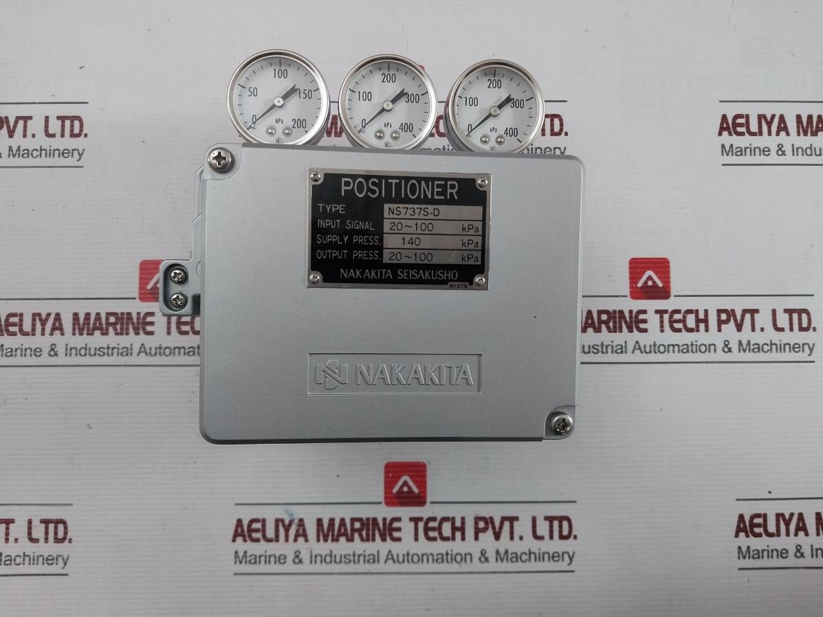 2.270 Kg Pneumatic Positioner Nakakita Seisakusho 0 To 400 Kpa Size: Fss Ns737S-d