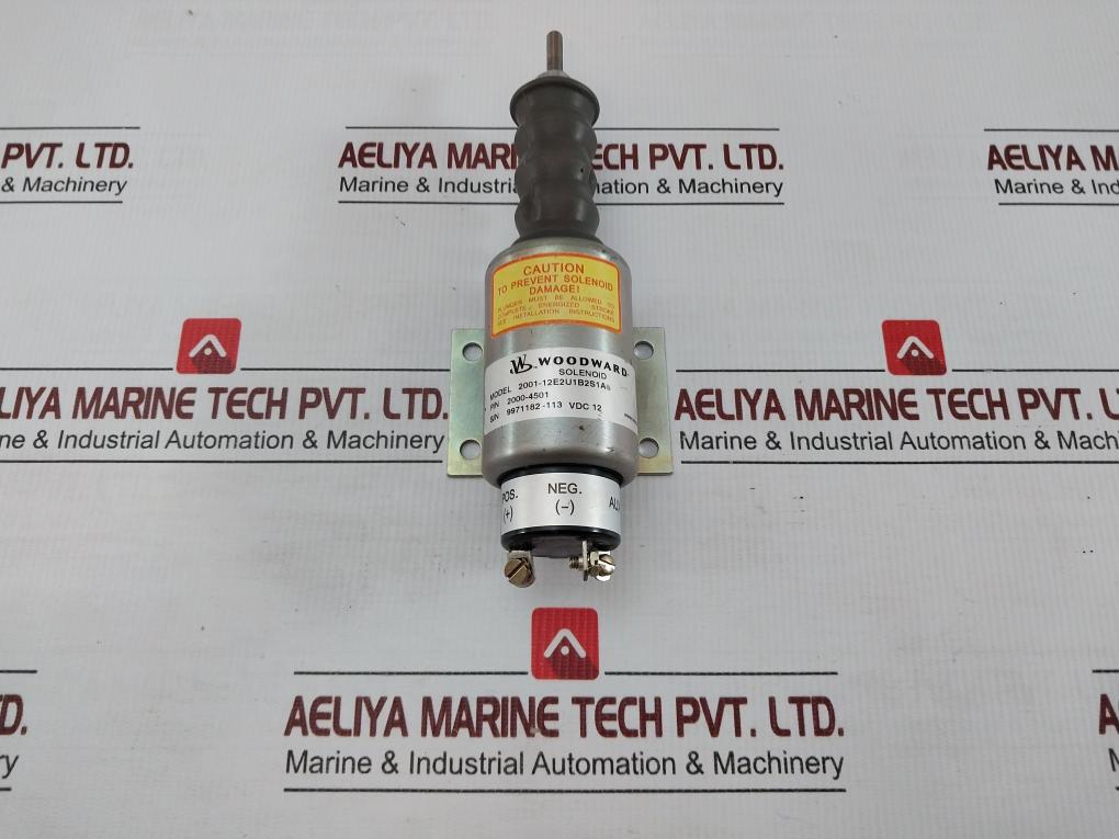 2001-12e2u1b2s1a Fuel Shutoff Solenoid Brand Woodward