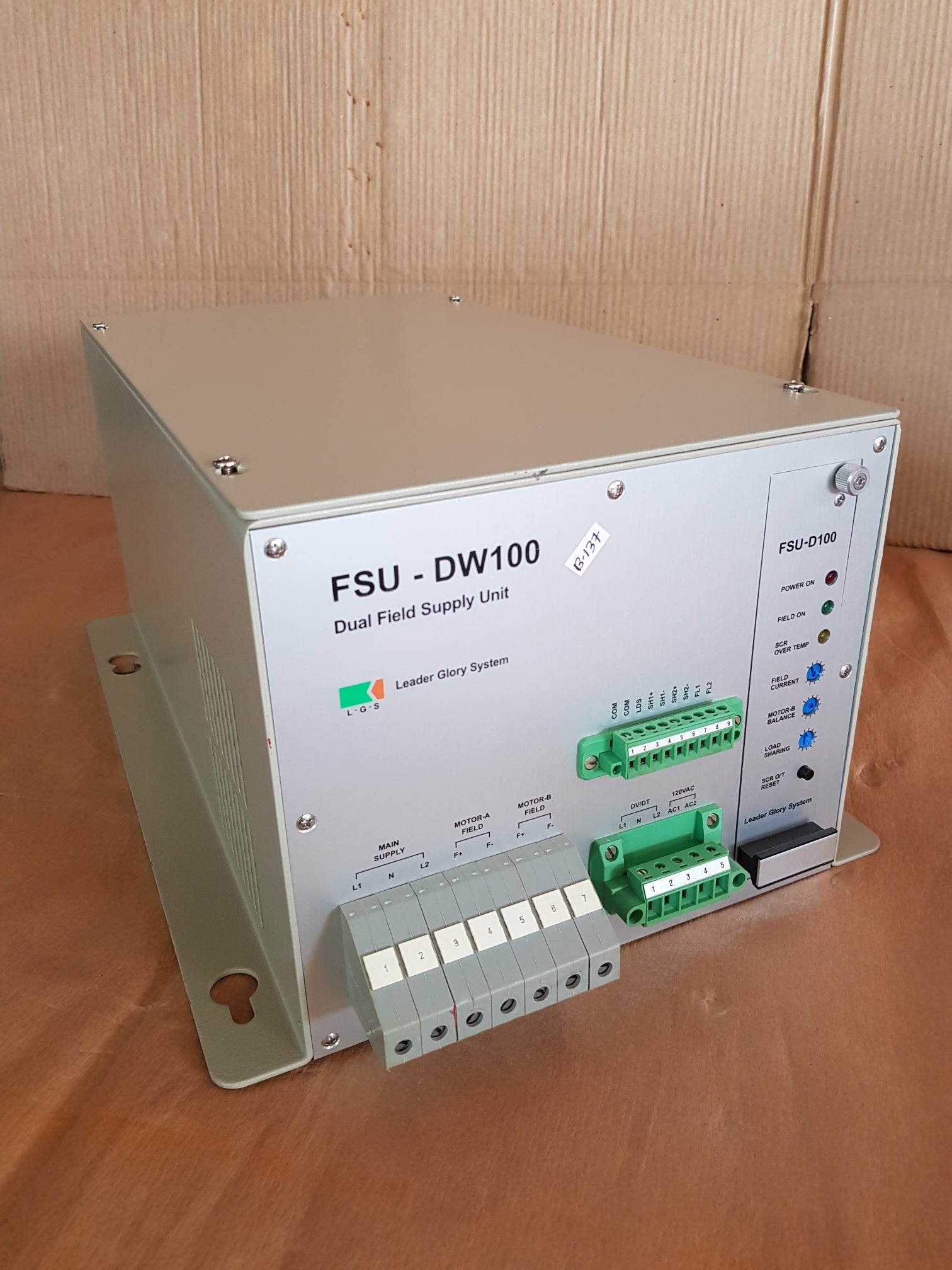 L.G.S. FSU-DW100 Dual Field Supply Unit 360VAC 50/60Hz