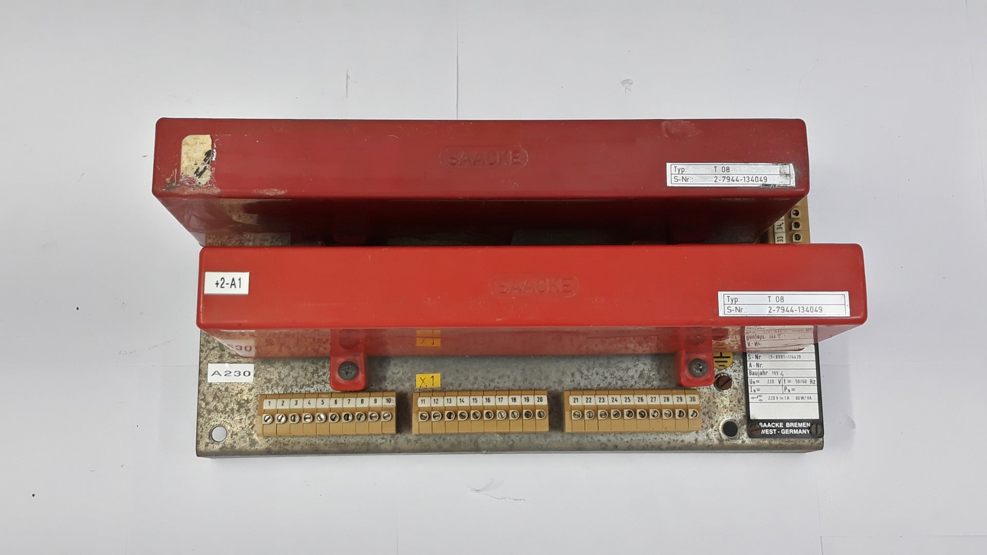 Saacke Cms 10 Burner Control Unit 220V 50/60Hz