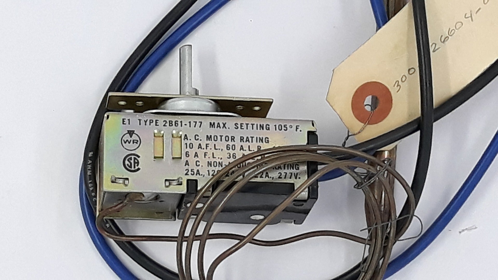 Chromalox 300-026604-001 Thermostat 2B61-177