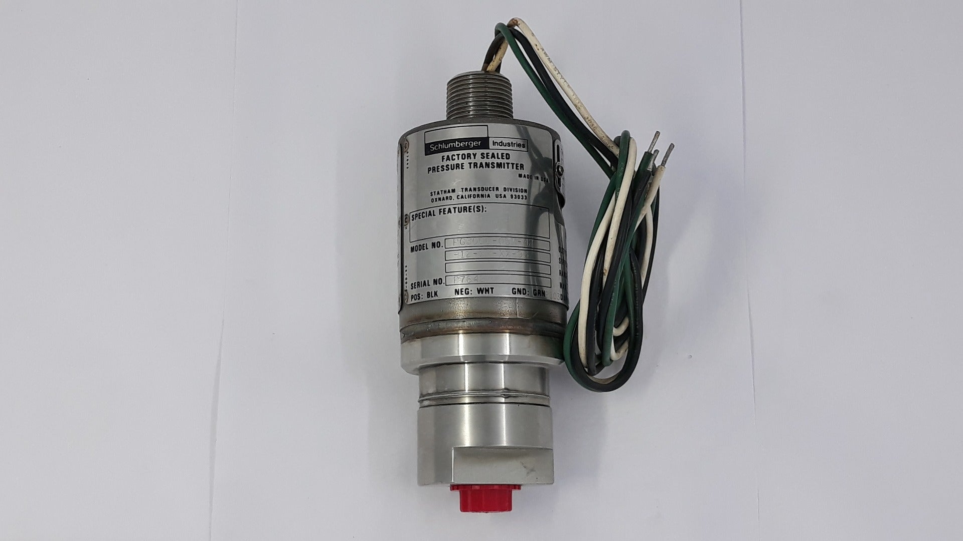 Schlumberger Pg3000-05M-42-12-xx-xx-93 Pressure Transmitter