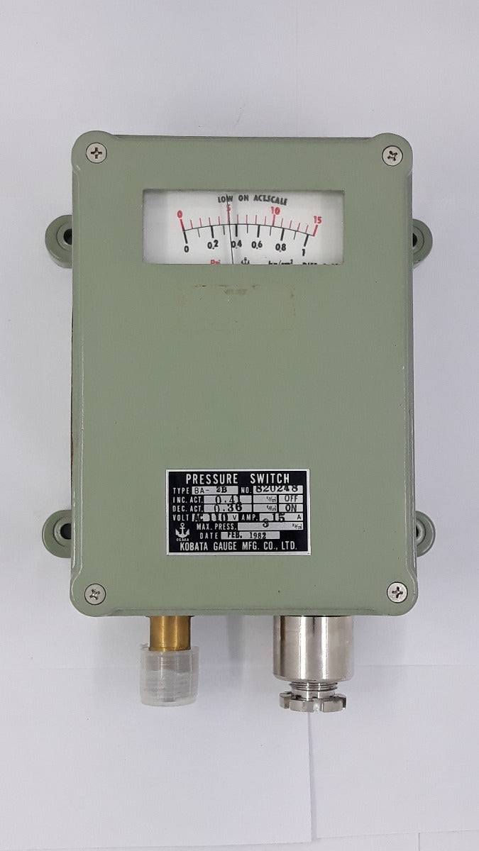 Kobata ba-2b pressure switch 110v 15a