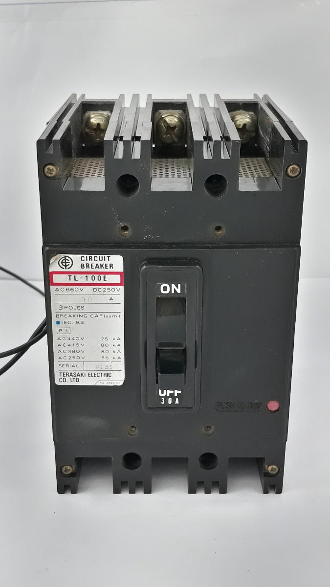Terasaki Tl-100E 3Pole Circuit Breaker Ac660V Dc250V