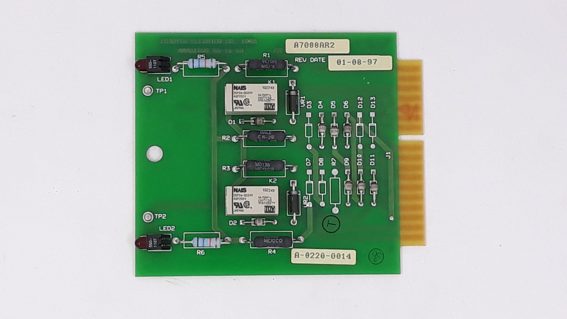 (C)Otis Aaa610Wr 96-10-09 A7088Ar2 Pcb Card Circuit Board