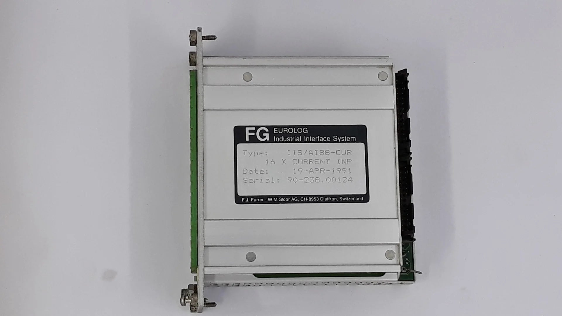 Fg Eurolog Iis/Ai88-cur Industrial Interface System