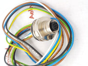 Lot Of 5X Escha 8027558 Ec-fkd5-0,5/20 Round Male Flange Connector