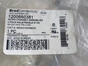Woodhead Brad Connectivity 1200660381 Cordset 4 Pole Male/Female St/90