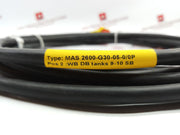 Emerson mas 2600 transducer amplifier with mas 2600-g30-05-0/0p sensor