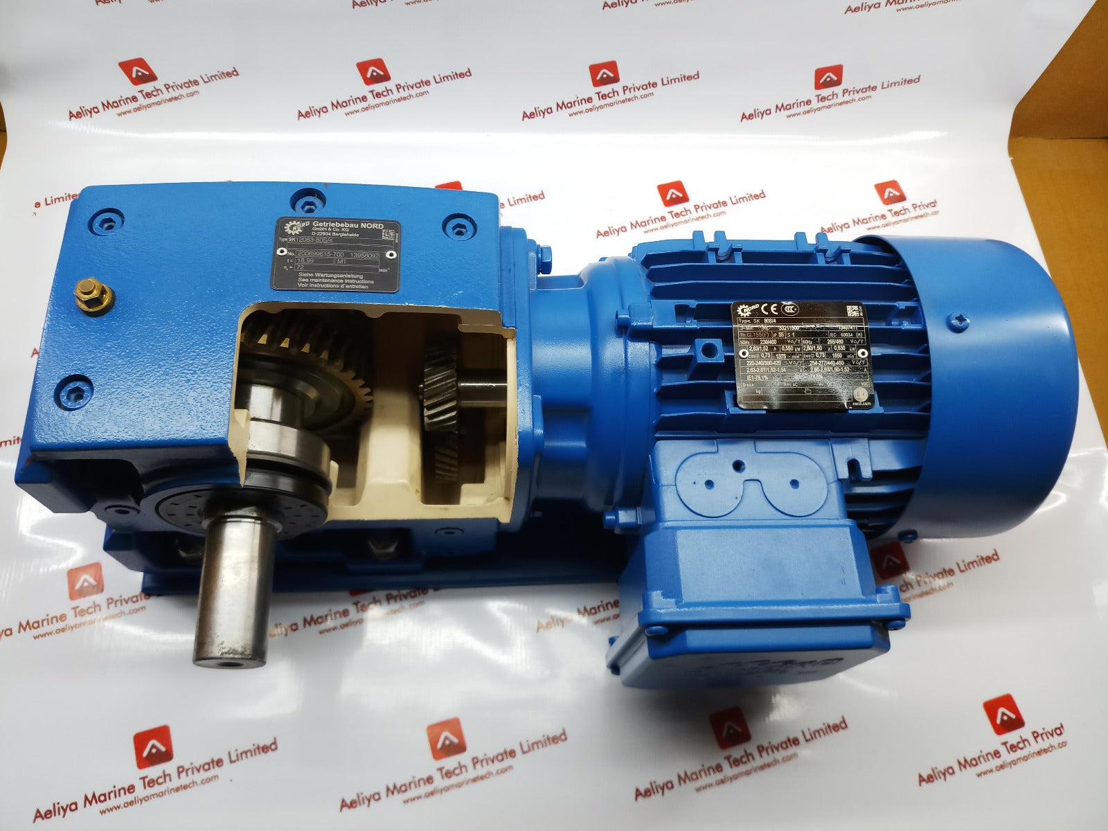 Nord Sk 80S/4 Motor & Gearbox Sk12063-80S/4