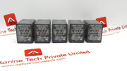 Lot Of 5X Tyco Potter & Brumfield Khau-17D11-24 Coil Relay 1/10Hp, 5A, 120Vac