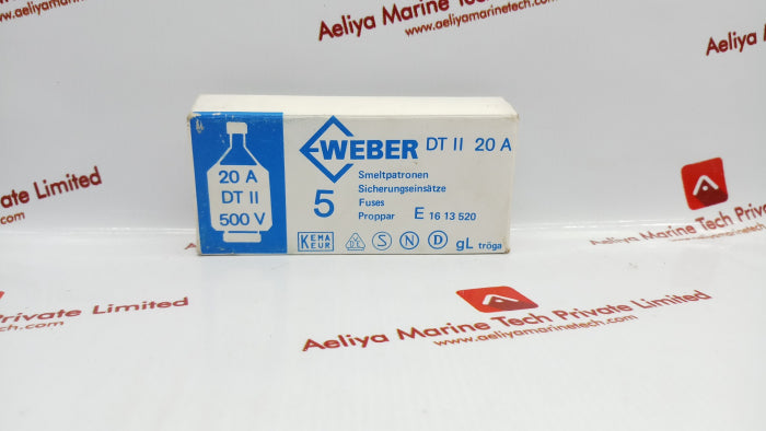 Lot Of 10 X Weber 20A Dt Ii 500V Fuse