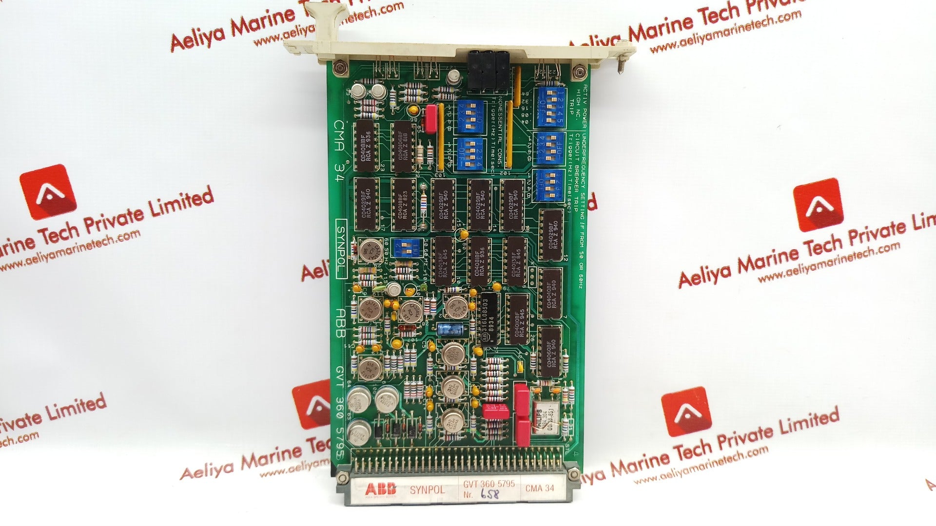 Abb synpol cma 34 terminal board gvt 360 5795