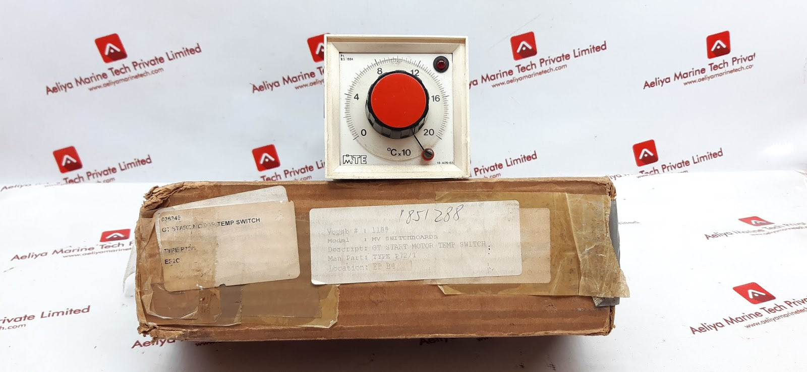 Mte p72-1 relay 110v 60hz