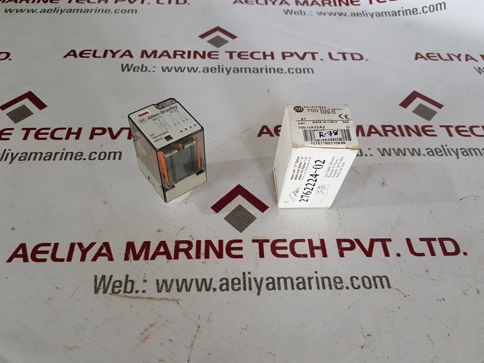 A-b Allen-bradley 700-ha32A2 Ser D Relay With Box 10A 250V