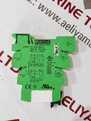 Lot Of 2X Phoenix Contact Plc-bsc-24Dc/21 Relay Socket