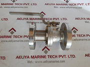 Bac fb 316/cf8m/ptfe flanged ball valve 16bar