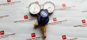 Harris 801 oxygen regulator- dual gauges