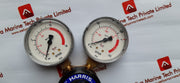 Harris 801 oxygen regulator- dual gauges