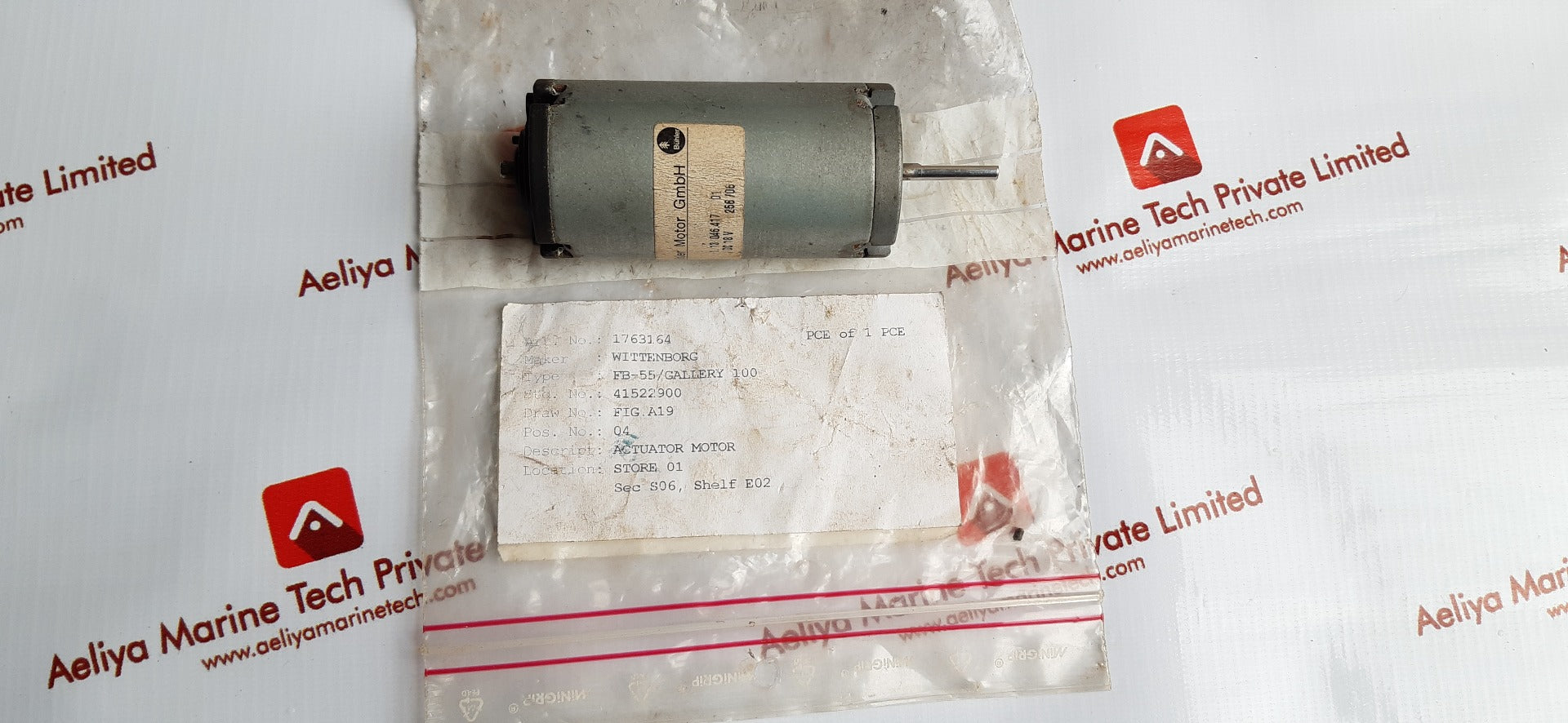 Buhler 1.13.046.417 01 motor dc 18v