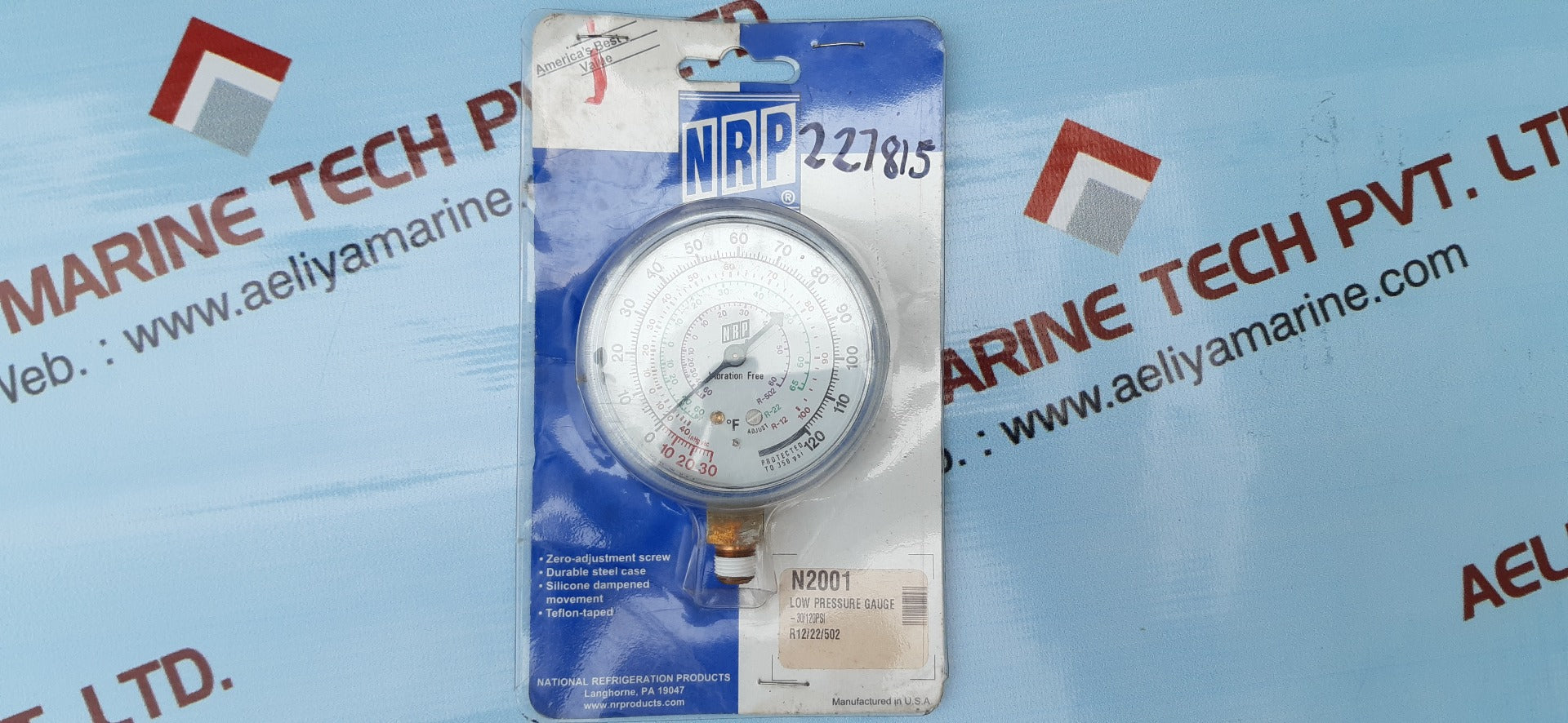 Nrp n2001 low pressure gauge