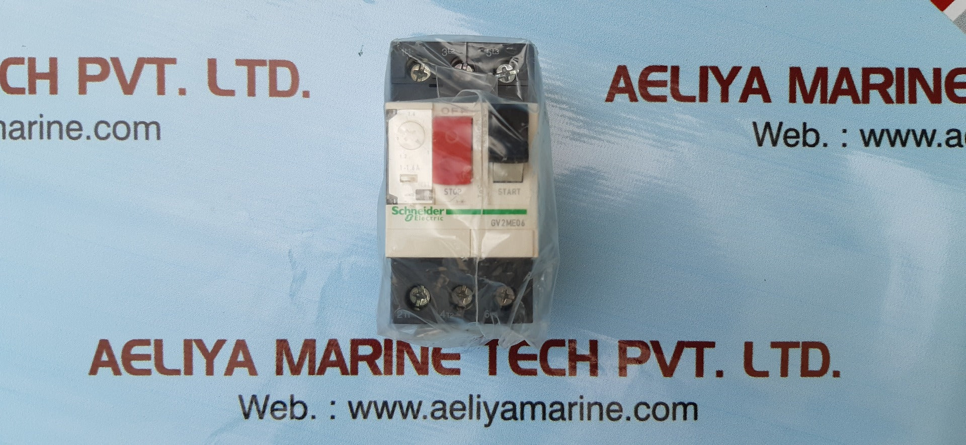 Schneider electric telemecanique gv2me06 1-1.6a circuit breaker
