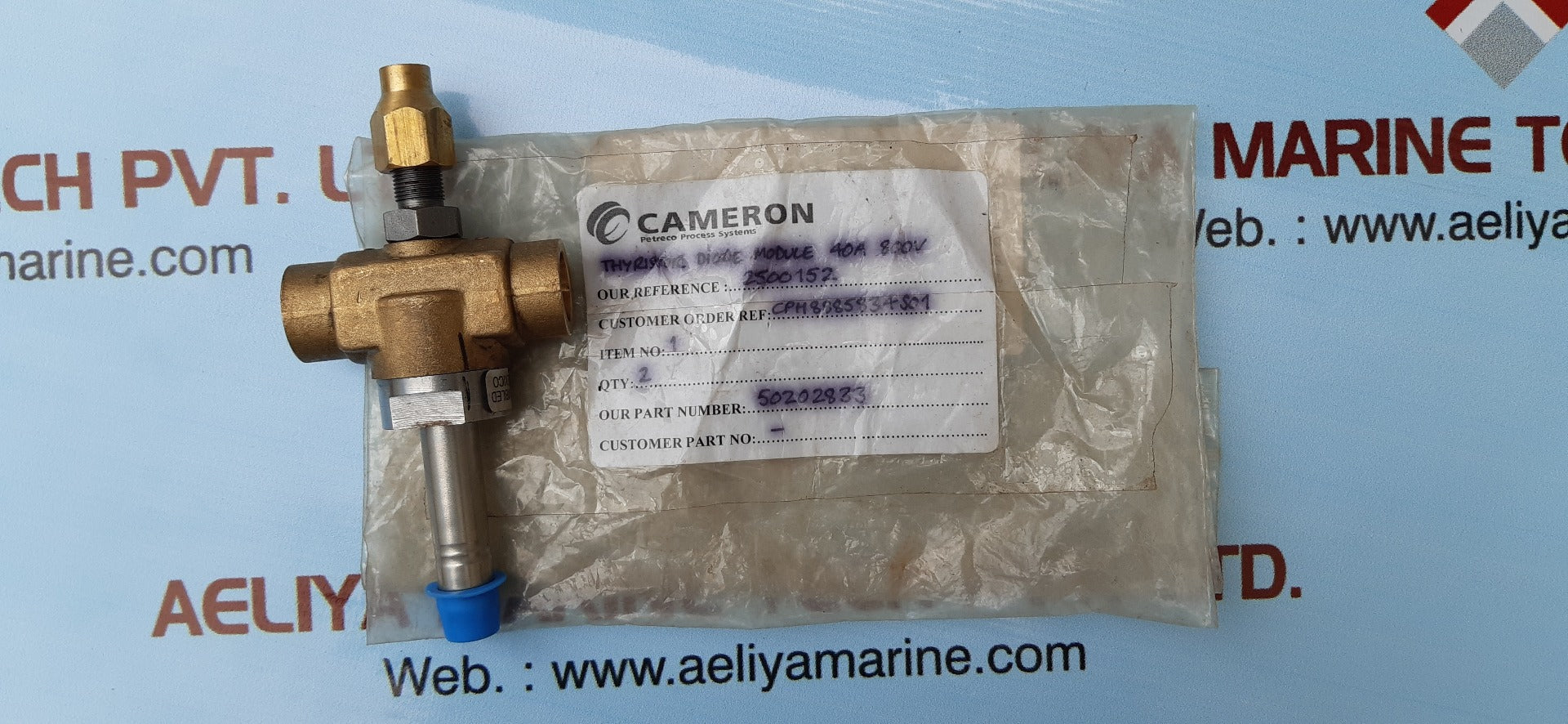 CAMERON E0149 THYRISTOR DIODE MODULE 40A 800V