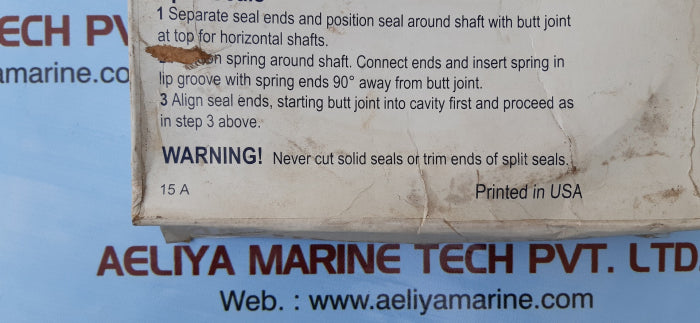 Parker clipper oil seals 5574186