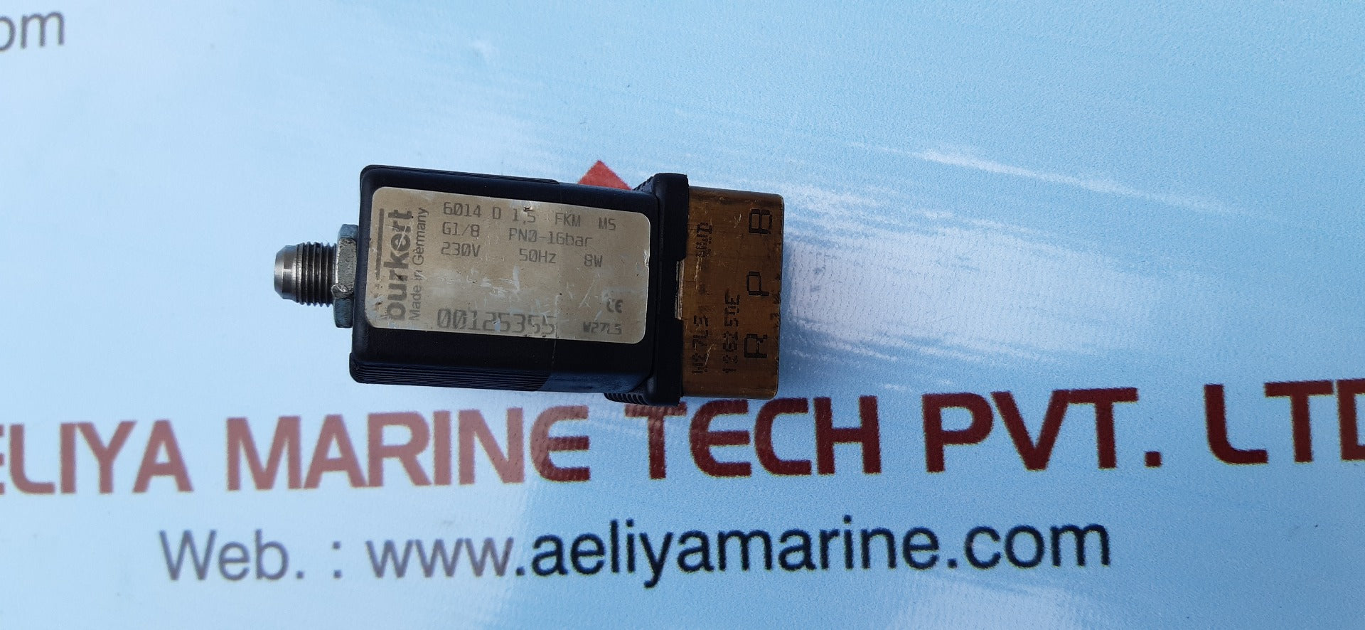 Burkert 6014 d 1,5 fkm ms solenoid valve 00125355