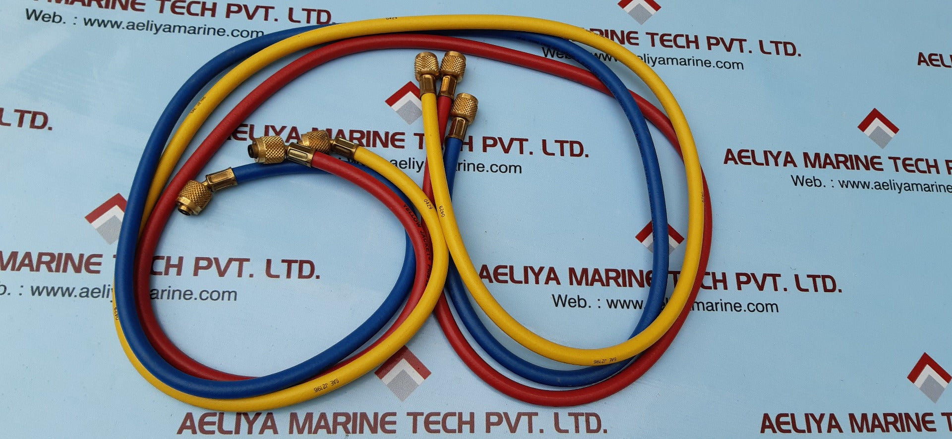 RITCHIE YELLOW JACKET PLUS II REFRIGERATION CHARGING HOSE 3 PACK