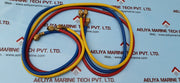 RITCHIE YELLOW JACKET PLUS II REFRIGERATION CHARGING HOSE 3 PACK
