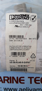 Phoenix contact vs-08-rj45-5-q/ip67 connector