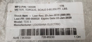 Louisiana electric rig tds 3 scale meter