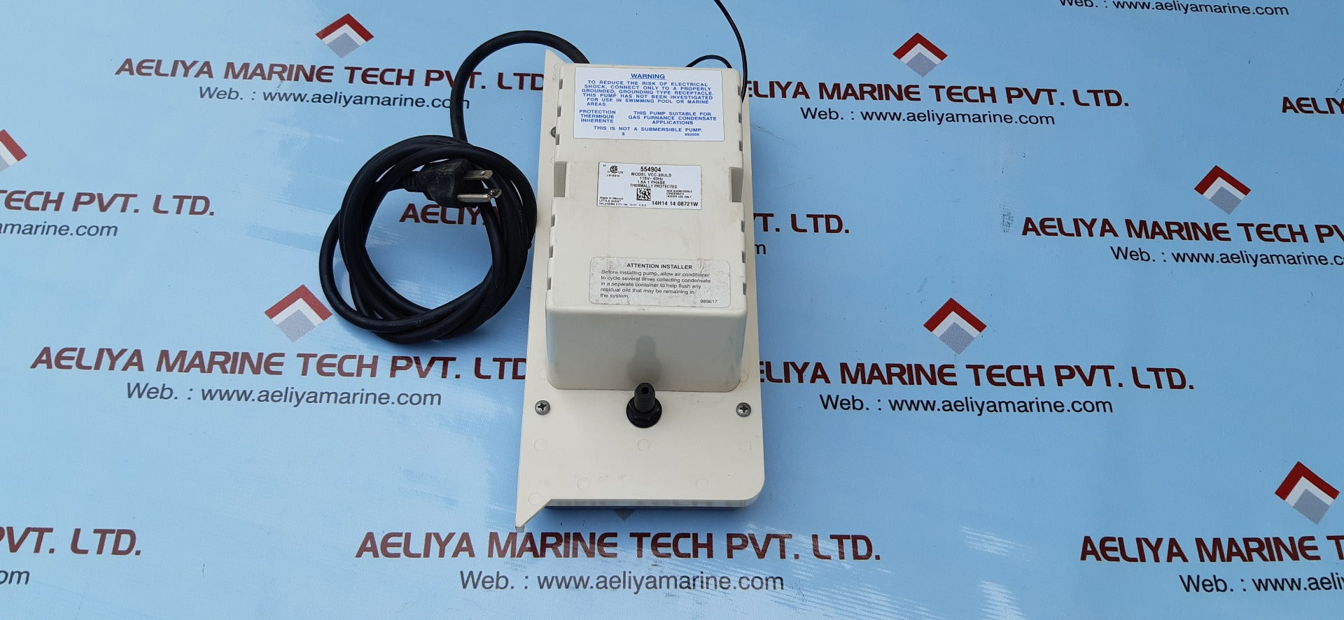 Little giant vcc-20uls 115v hp condensate removal pump