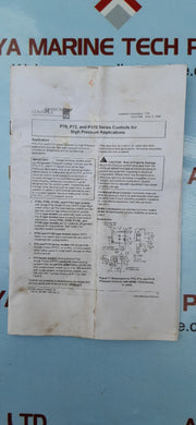 Johnson controls p70aa-400c head pressure fan cycling control